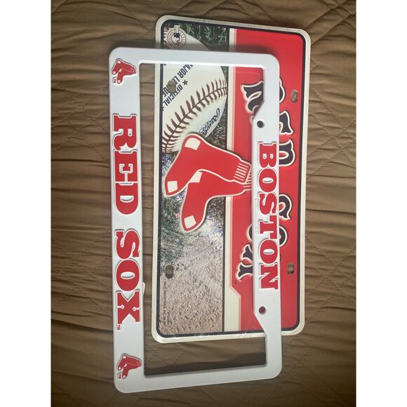 Boston Red Sox metal License Plate - Picture 6 of 7
